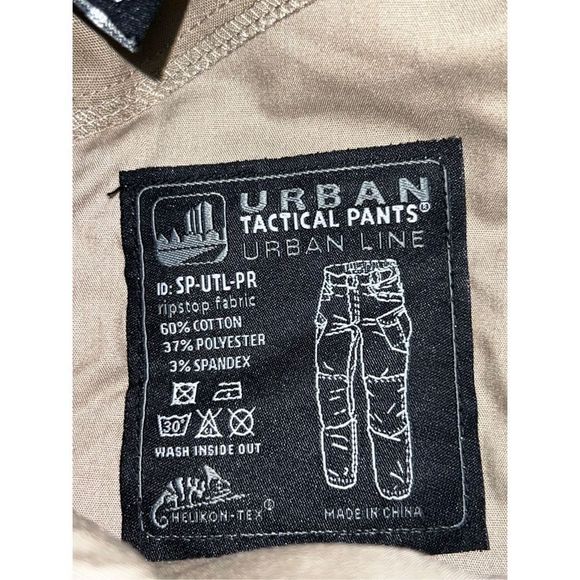 NWOT HELIKON URBANTACTICAL PANTS KHAKI SIZE 40X32 3X - Picture 3 of 6